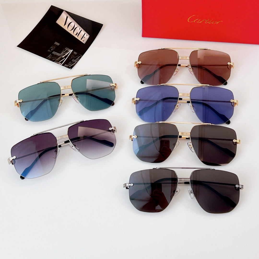 PREMIÈRE NAVIGATOR FRAME SUNGLASSES CT6011S IN METAL