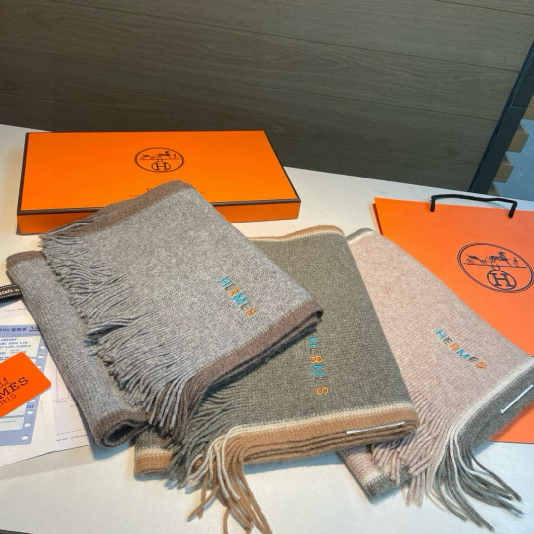 HERMES HERMES 25S SCARF 180 IN CASERE 989879