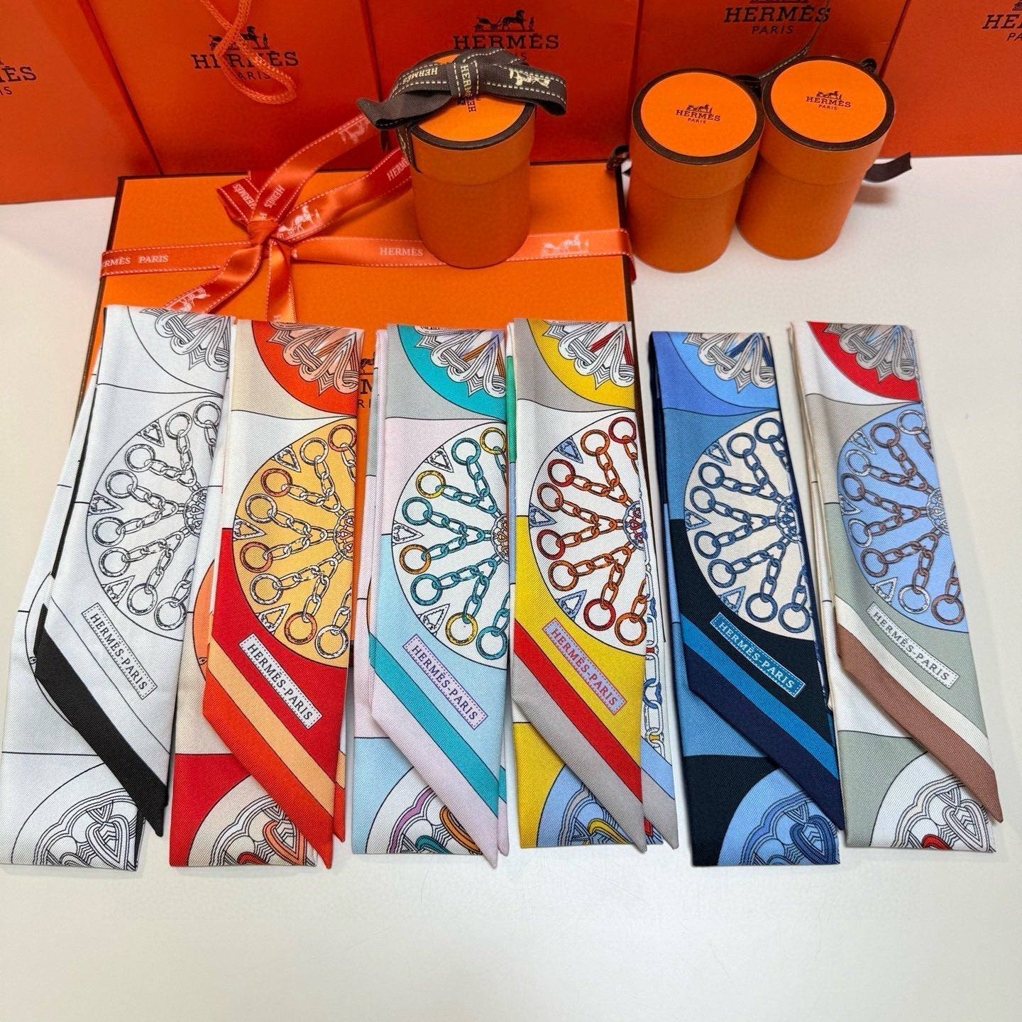 HERMES HERMES 25S SCARF 90 IN SILK 856721