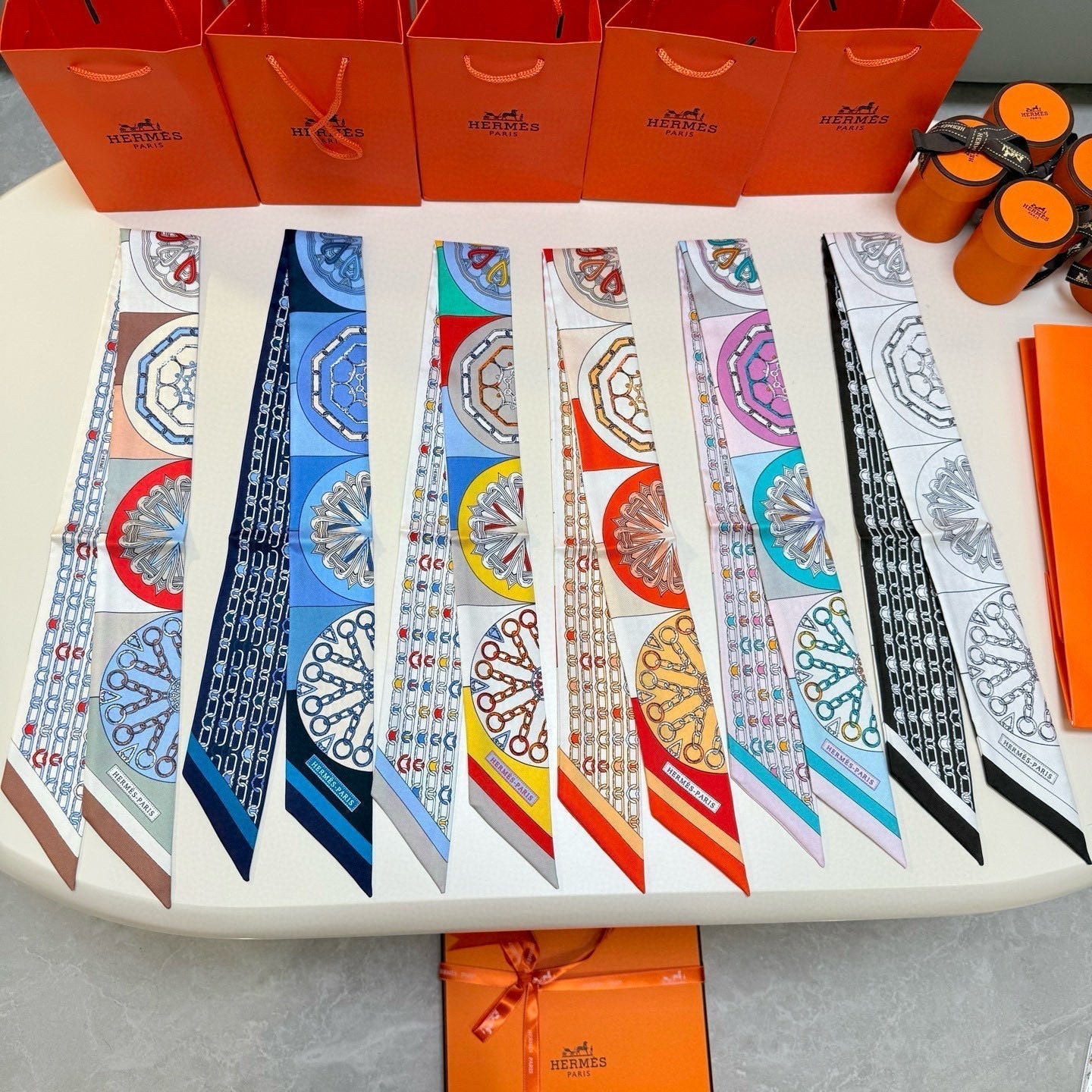 HERMES HERMES 25S SCARF 90 IN SILK 856721