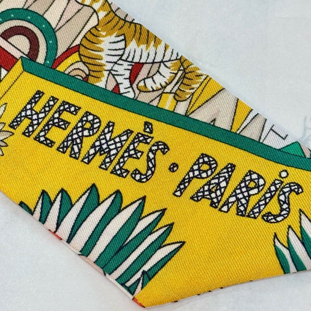 HERMES HERMES 25S NECKERCHIEF 86 IN SILK 989358