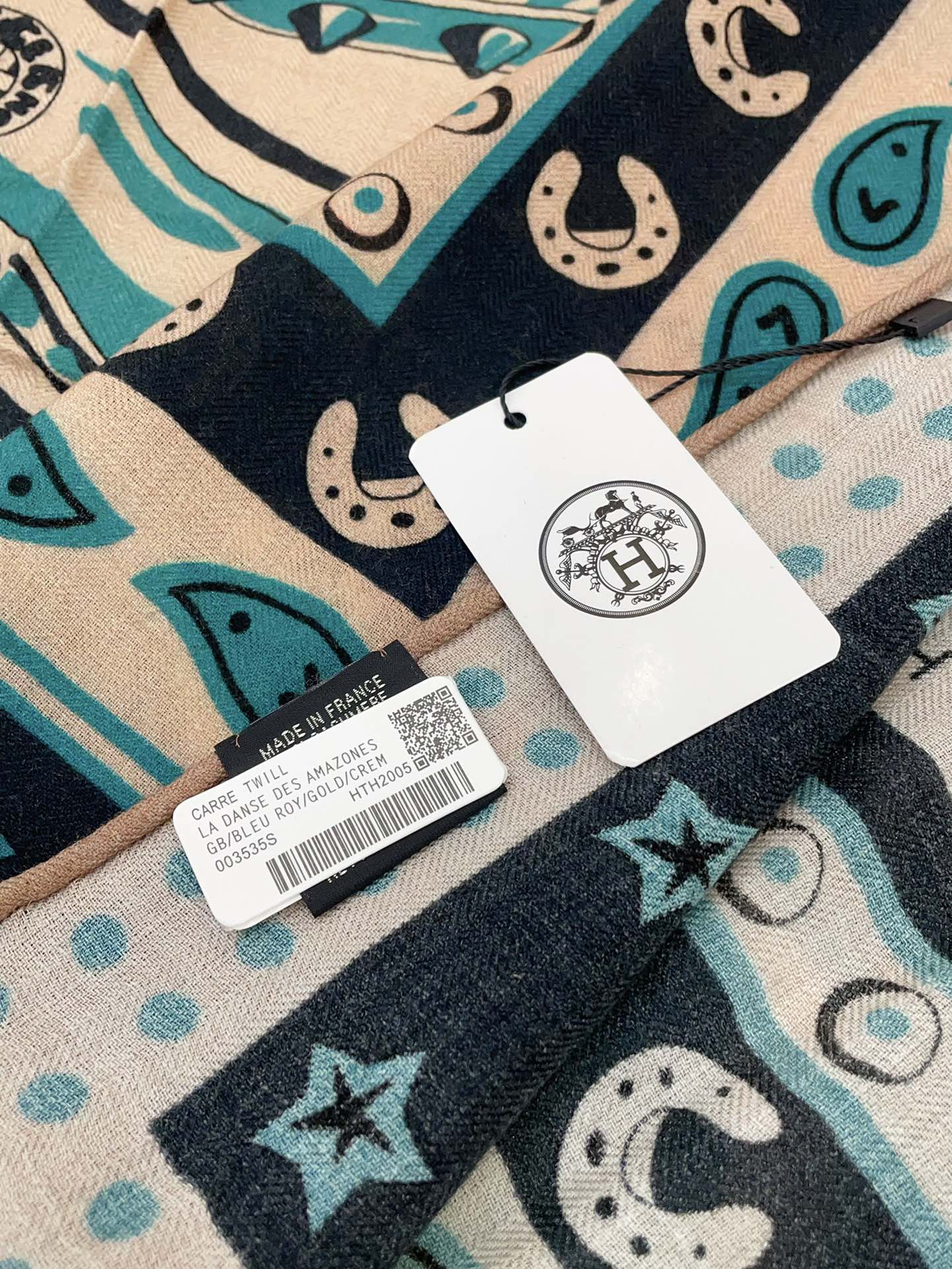 HERMES SCARF 135 CM COLORFUL 388153