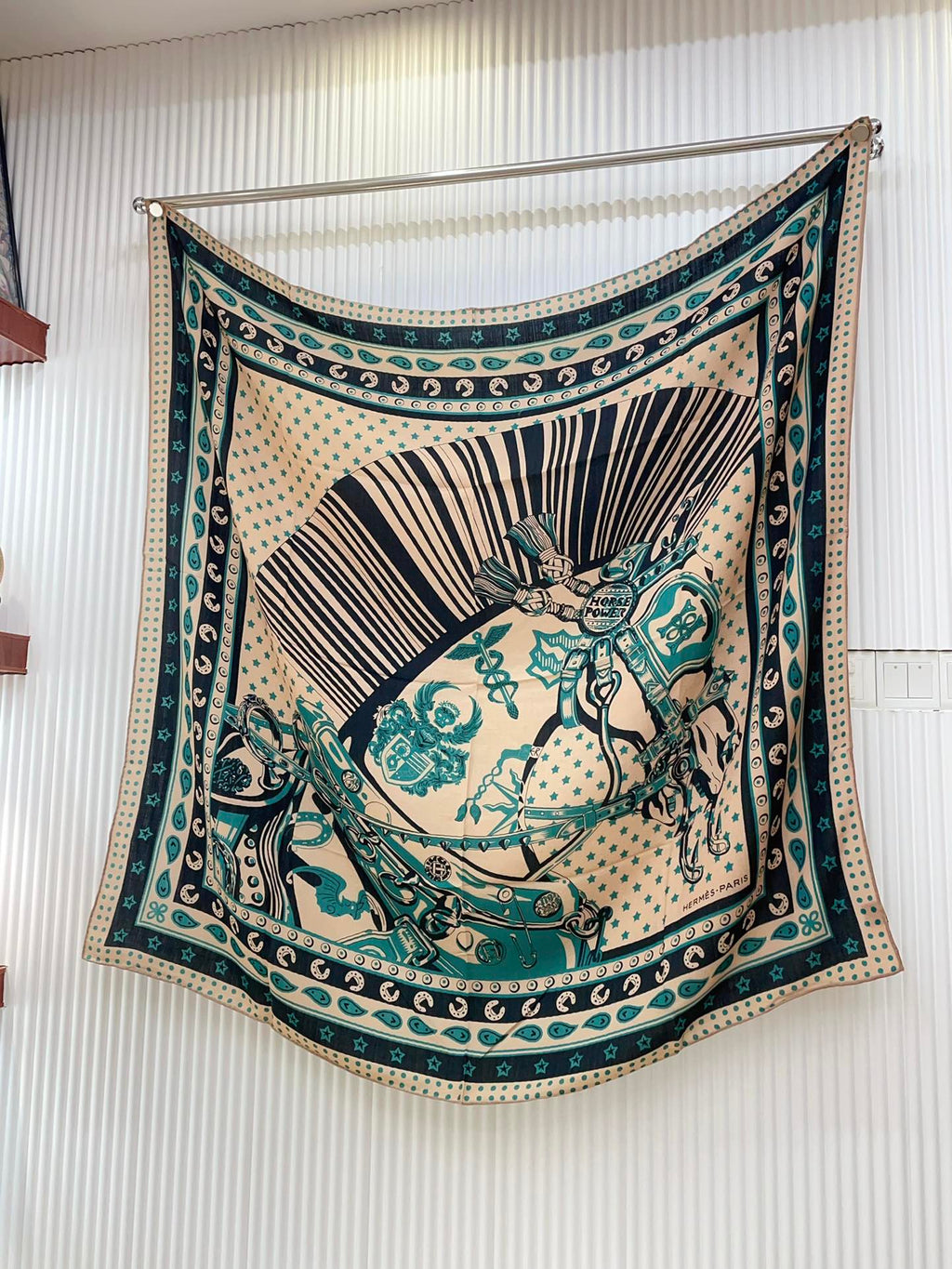 HERMES SCARF 135 CM COLORFUL 388153