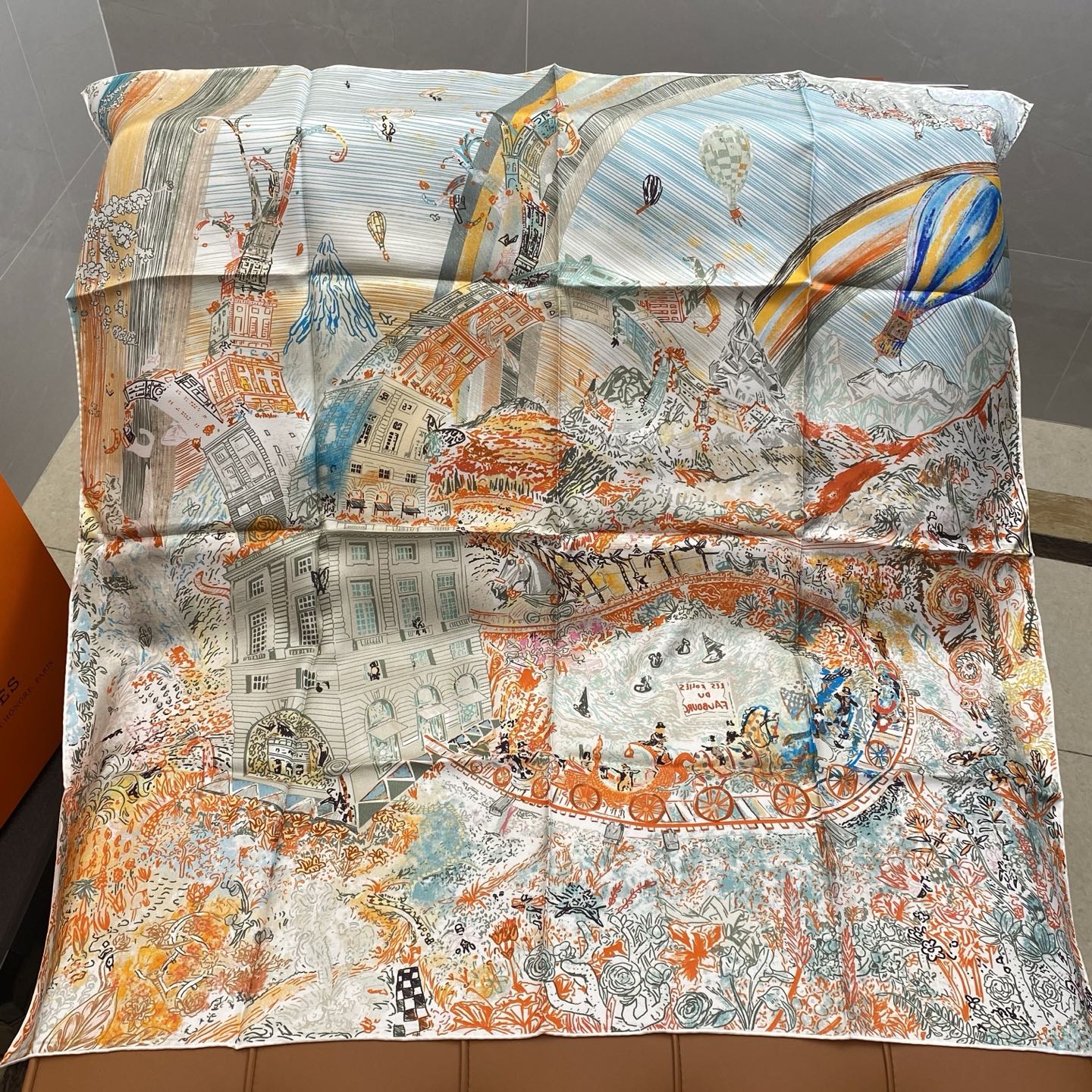 HERMES HERMES 25S SCARF 90 IN SILK 703688