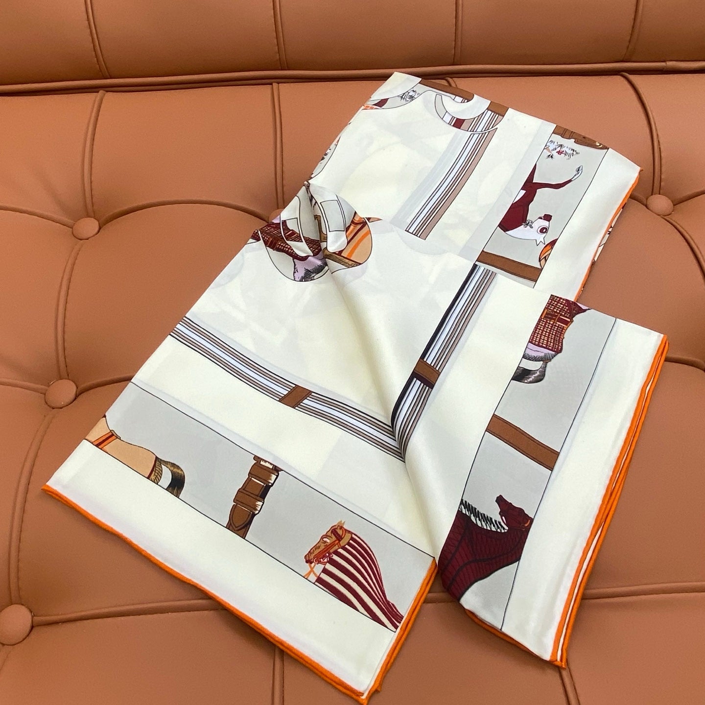 HERMES HERMES 25S SCARF 90 IN SILK 703708
