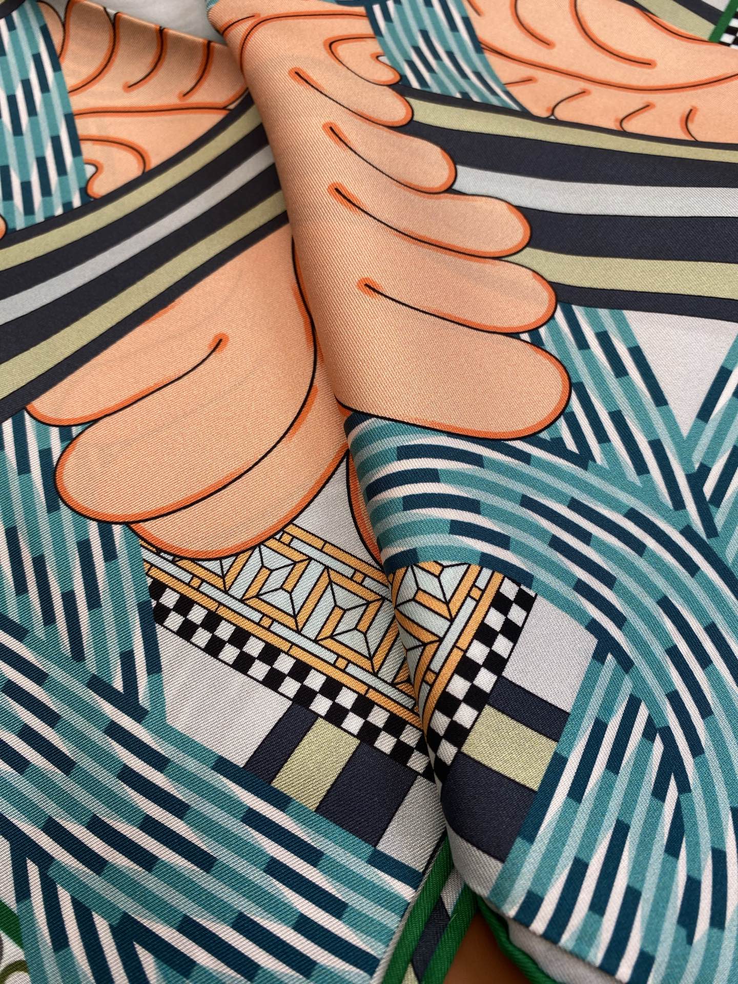 HERMES HERMES 25S SCARF 90 IN SILK 709683