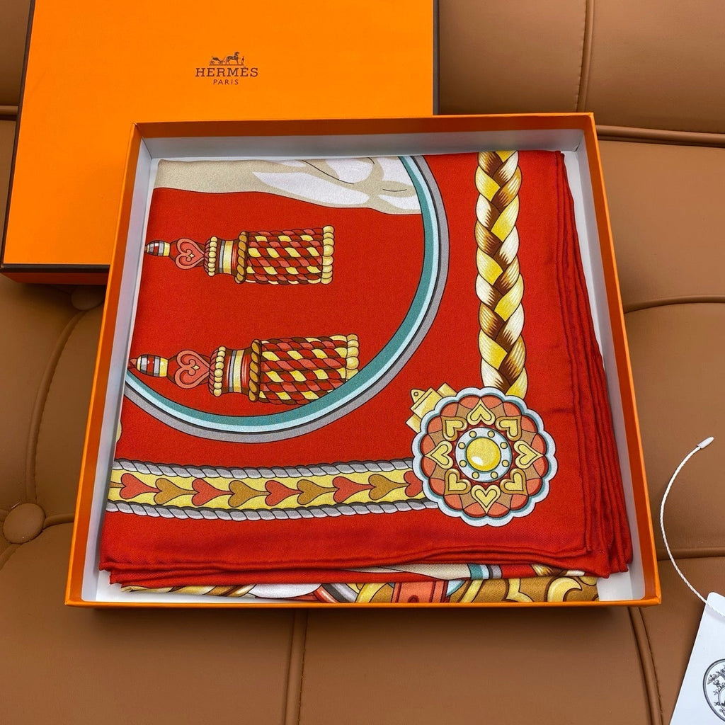 HERMES HERMES 25S SCARF 90 IN SILK 709688
