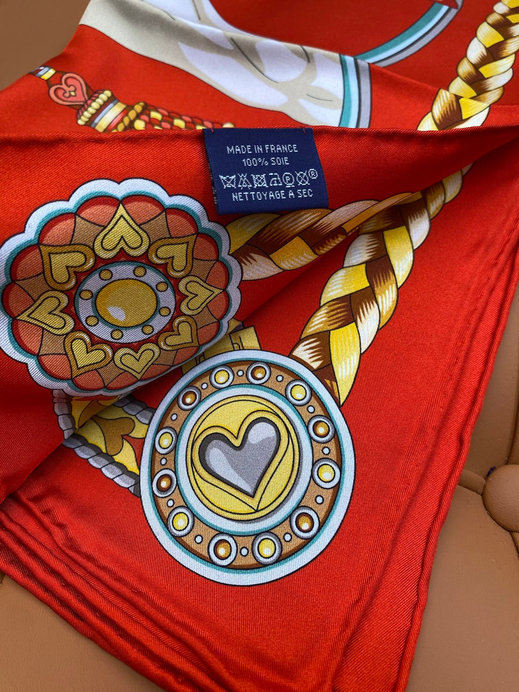 HERMES HERMES 25S SCARF 90 IN SILK 709688