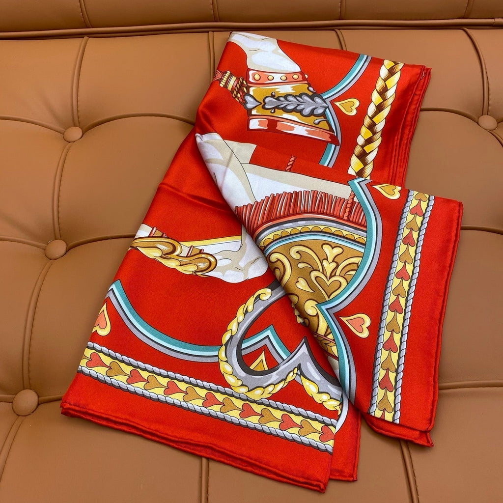 HERMES HERMES 25S SCARF 90 IN SILK 709688