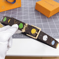LOUIS VUITTON LV BLOOM 30 MM IN COLORFUL MONOGRAM CALFSKIN GOLD HARDWARE