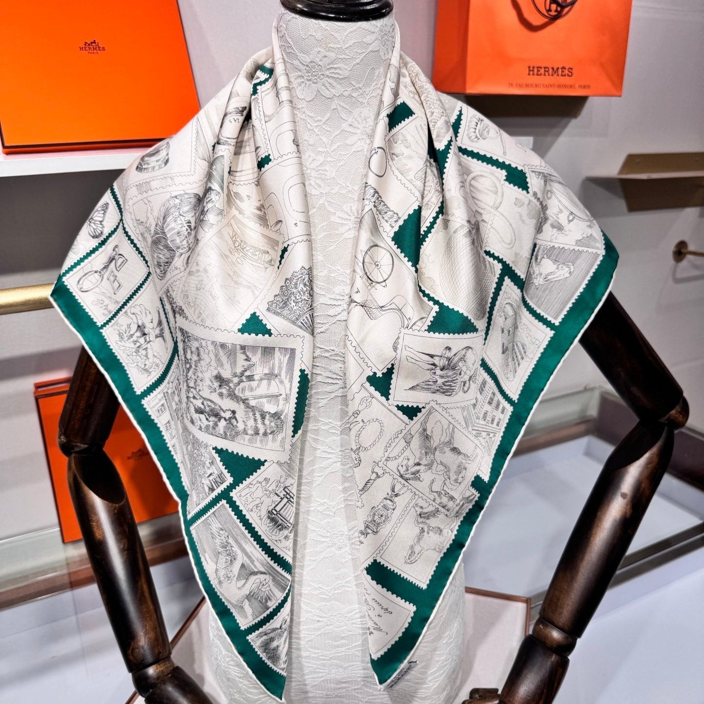HERMES HERMES 25S SCARF 90 IN SILK 706581