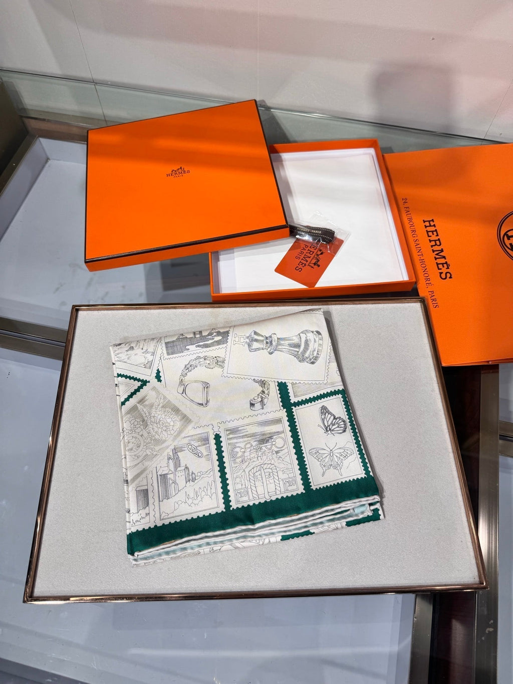 HERMES HERMES 25S SCARF 90 IN SILK 706581