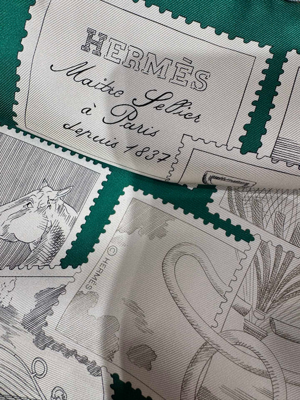HERMES HERMES 25S SCARF 90 IN SILK 706581