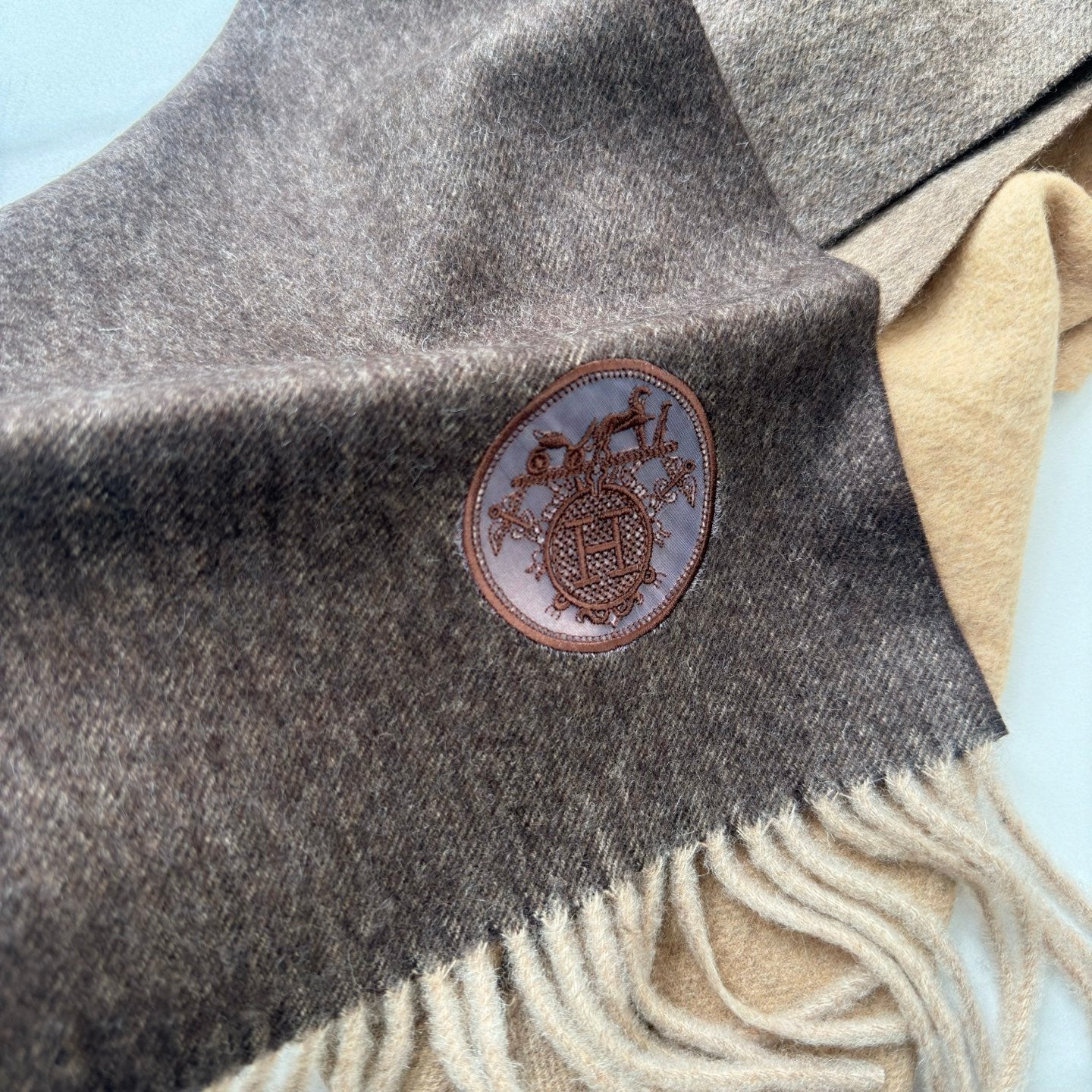 HERMES HERMES 25S SCARF 180 IN CASERE 854652