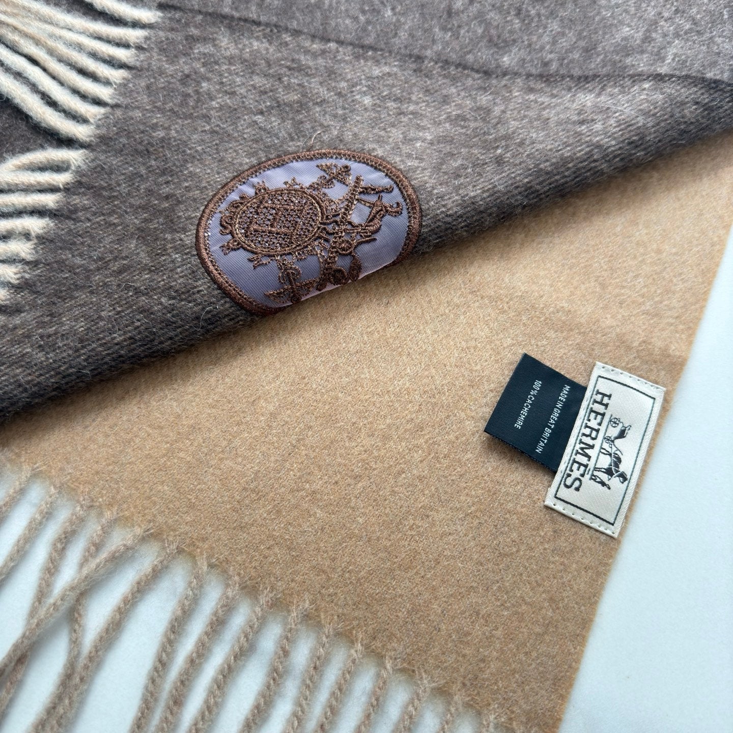HERMES HERMES 25S SCARF 180 IN CASERE 854652