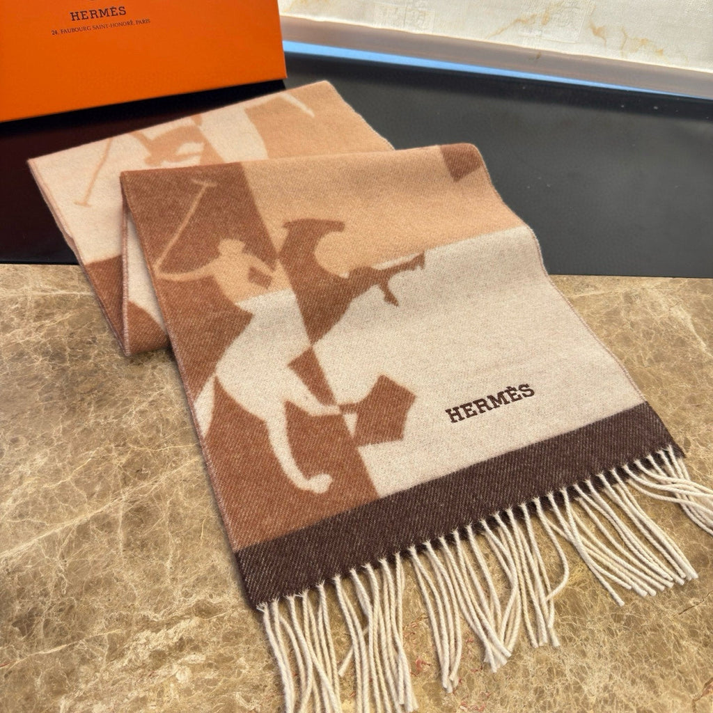 HERMES HERMES 25S SCARF 170 IN CASERE 854667